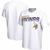Minnesota Vikings Nike Sideline Line of Scrimmage Legend Performance T-Shirt White,baseball caps,new era cap wholesale,wholesale hats